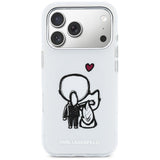Karl Lagerfeld Karl & Choupette MagSafe bagtilhæng til iPhone 17 Pro - klar