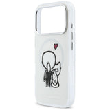 Karl Lagerfeld Karl & Choupette MagSafe bagtilhæng til iPhone 17 Pro - klar