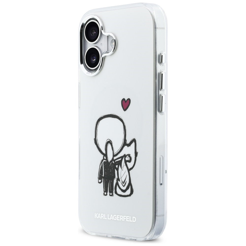Karl Lagerfeld Karl & Choupette MagSafe bagtilhæng til iPhone 17 - klar