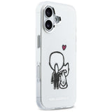 Karl Lagerfeld Karl & Choupette MagSafe bagtilhæng til iPhone 17 - klar