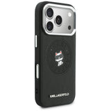 Karl Lagerfeld Point & Choupette Sketch MagSafe Case til iPhone 17 Pro - sort