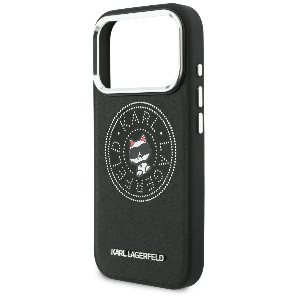 Karl Lagerfeld Point & Choupette Sketch MagSafe Case til iPhone 17 Pro - sort