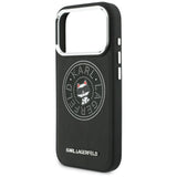 Karl Lagerfeld Point & Choupette Sketch MagSafe Case til iPhone 17 Pro - sort