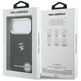 Karl Lagerfeld Point & Choupette Sketch MagSafe Case til iPhone 17 Pro - sort