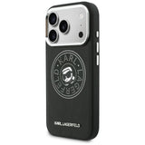 Karl Lagerfeld Point & Karl Sketch MagSafe Case til iPhone 17 Pro - sort