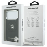 Karl Lagerfeld Point & Karl Sketch MagSafe Case til iPhone 17 Pro - sort