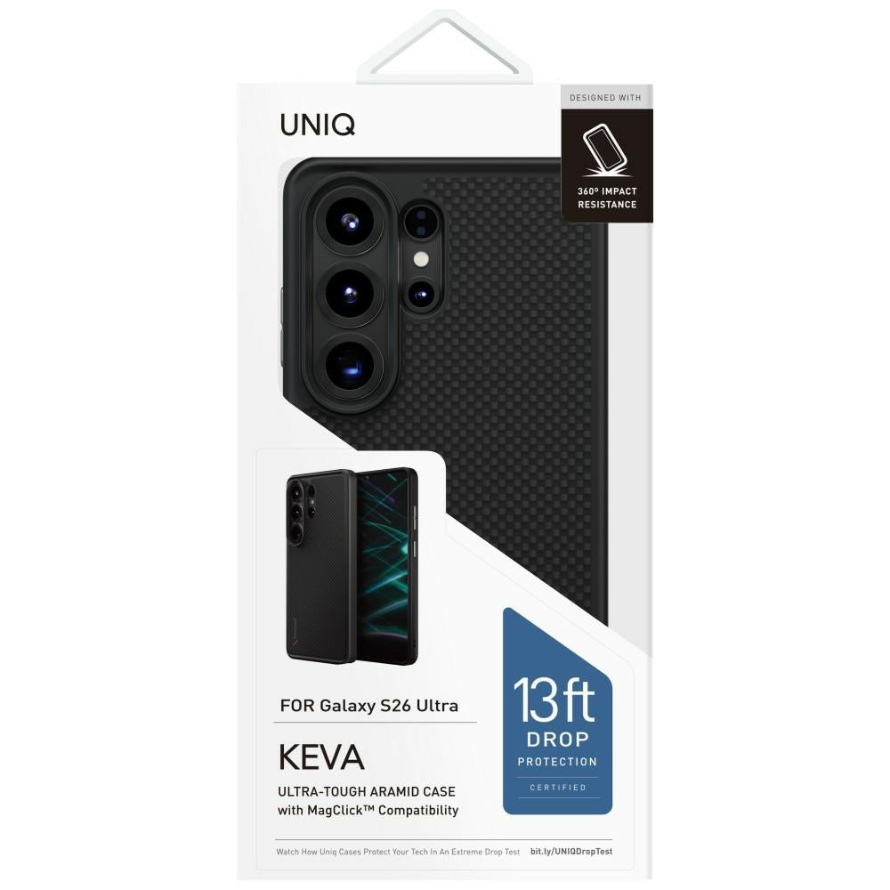 Uniq Keva Case til Samsung Galaxy S26 Ultra Magclick opladning - sort