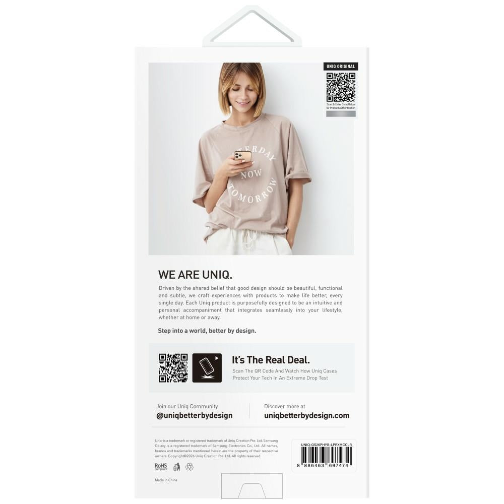 Uniq LifePro Xtreme Case til Samsung Galaxy S26+ Magclick opladning - gennemsigtig