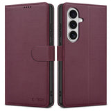 Tech-Protect Wallet Case til Samsung Galaxy S26 - Burgundy