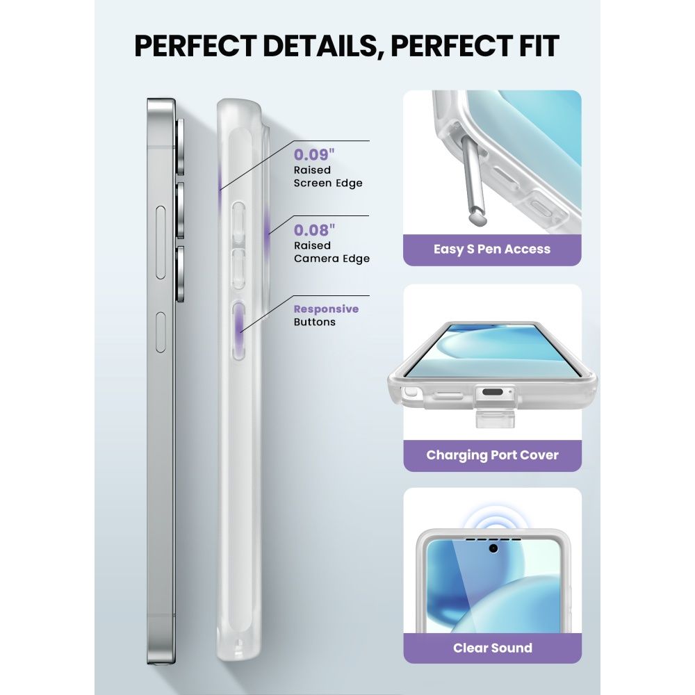 Supcase Cosmo Mag MagSafe Case til Samsung Galaxy S26 Ultra - Hvid
