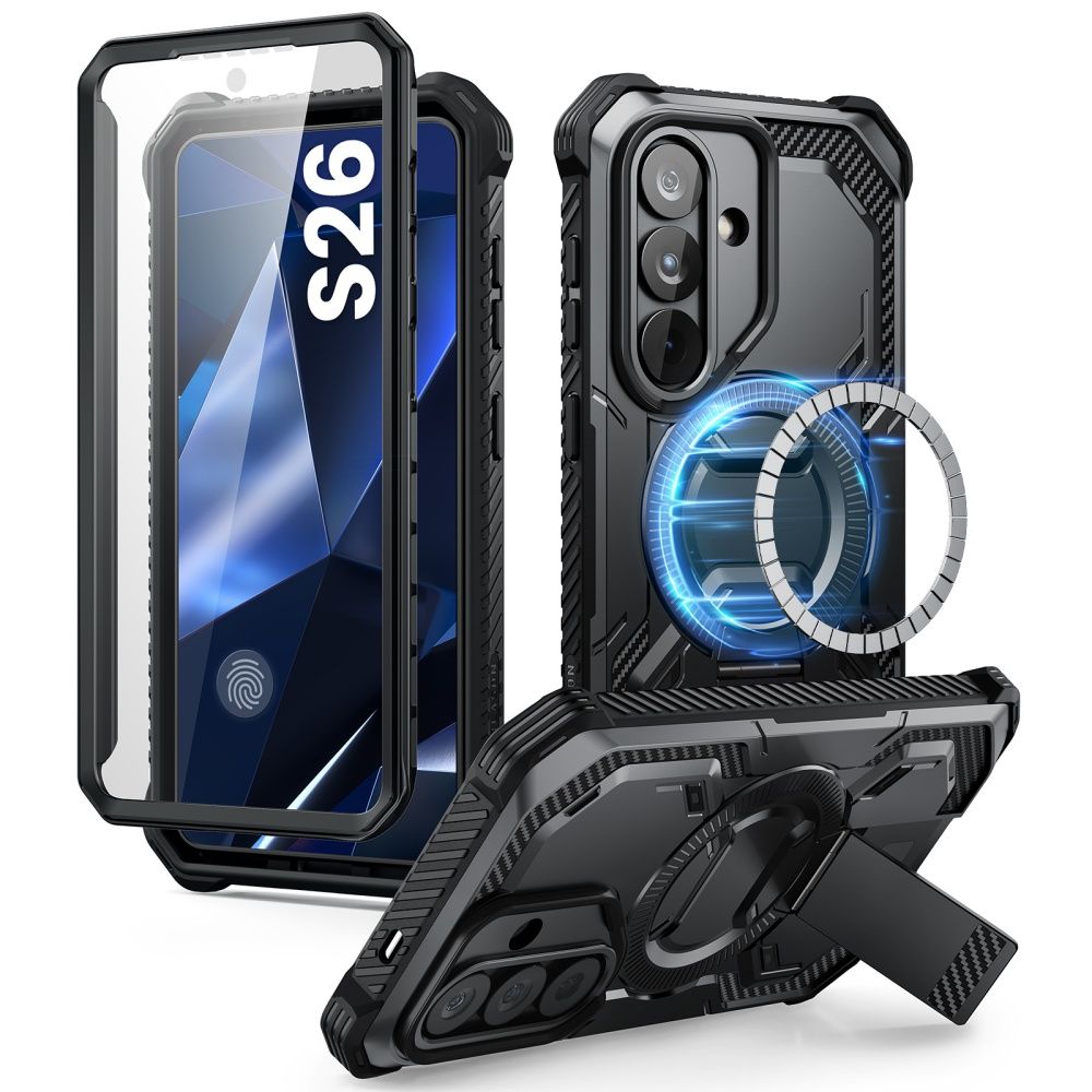 Supcase ArmorBox Mag MagSafe Case til Samsung Galaxy S26 - sort