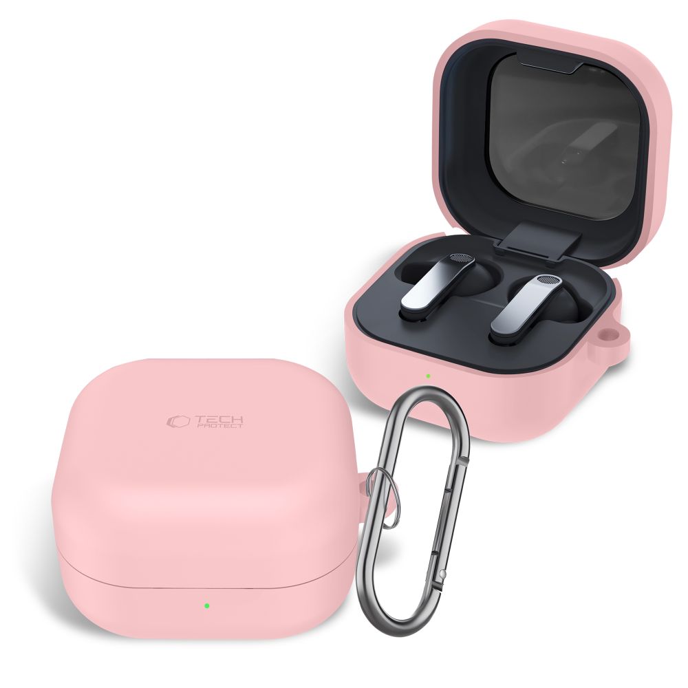 Tech-Protect Silicone Hook Case til Samsung Galaxy Buds 4 / 4 Pro - Pink
