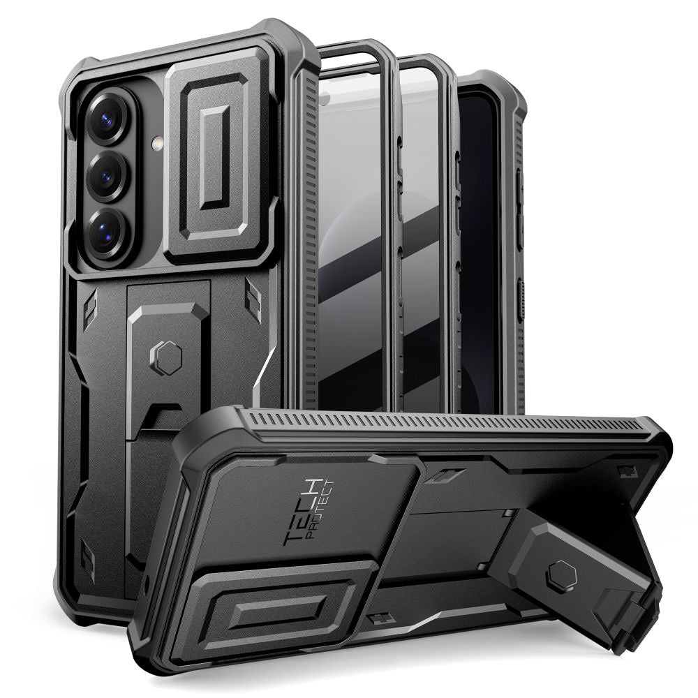 Tech-Protect Kevlar Cam+ Case til Samsung Galaxy S26 - sort