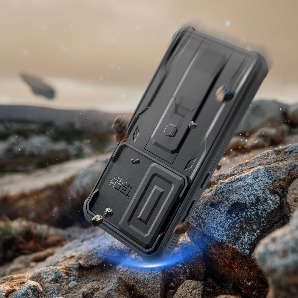 Tech-Protect Kevlar Cam+ Case til Samsung Galaxy S26 - sort