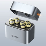 Orico EV8 AA Lithium Battery Charger with Storage Function - Silver