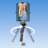 Selfie stick Orico SPM190 tripod 1/4" for phone camera with 360 degree rotation Bluetooth 5.2 - black