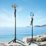 Selfie stick Orico SPM215 tripod 1/4" for phone camera with 360-degree rotation Bluetooth 5.2 - black
