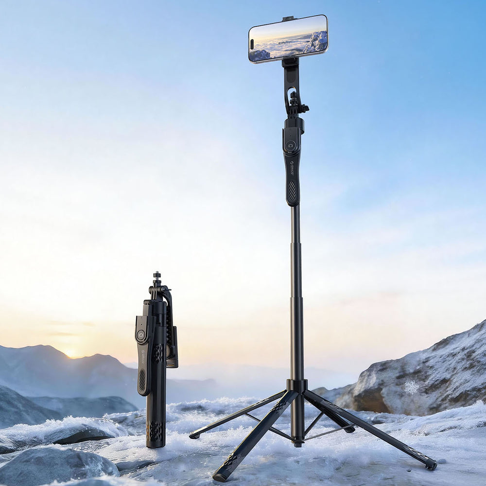 Selfie stick Orico SPN185 1/4" tripod for phone camera with 360 degree rotation Bluetooth 5.2 - black