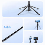 Selfie stick Orico SPN185 1/4" tripod for phone camera with 360 degree rotation Bluetooth 5.2 - black