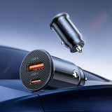 Orico PowerMini 30W USB-C + USB-A Car Charger - Black
