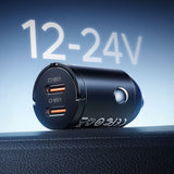 Orico MiniRing 30W 2x USB-C Car Charger - Black