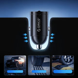 Orico MiniRing 30W USB-A + USB-C Car Charger - Black