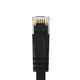 Orico PUG-C6B CAT6 1000Mbps RJ45 Ethernet Network Cable, Internet LAN Flat, 1m - Black