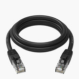 Orico PUG-C6 CAT6 1000Mbps RJ45 Ethernet Network Cable LAN Round 15m - Black