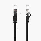 Orico PUG-C6 CAT6 1000Mbps RJ45 Ethernet Network Cable LAN Round 30m - Black