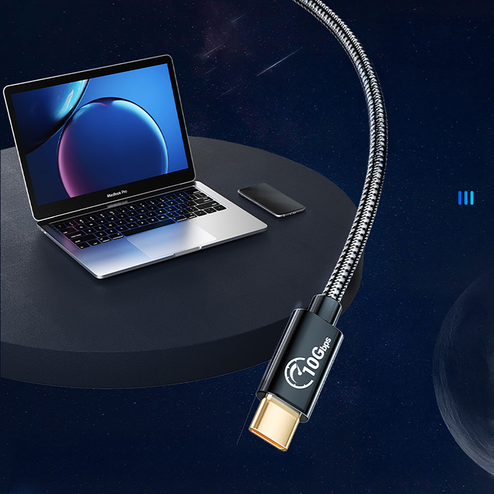 Orico CAF31 USB-C - USB-A 3.1 Gen 2 10Gbps 1m OTG adapter - black