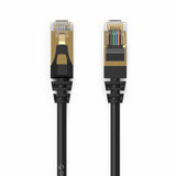 Orico PUG-C7 CAT7 10Gbps RJ45 Ethernet Network Cable Internet LAN Round 0.5m - Black