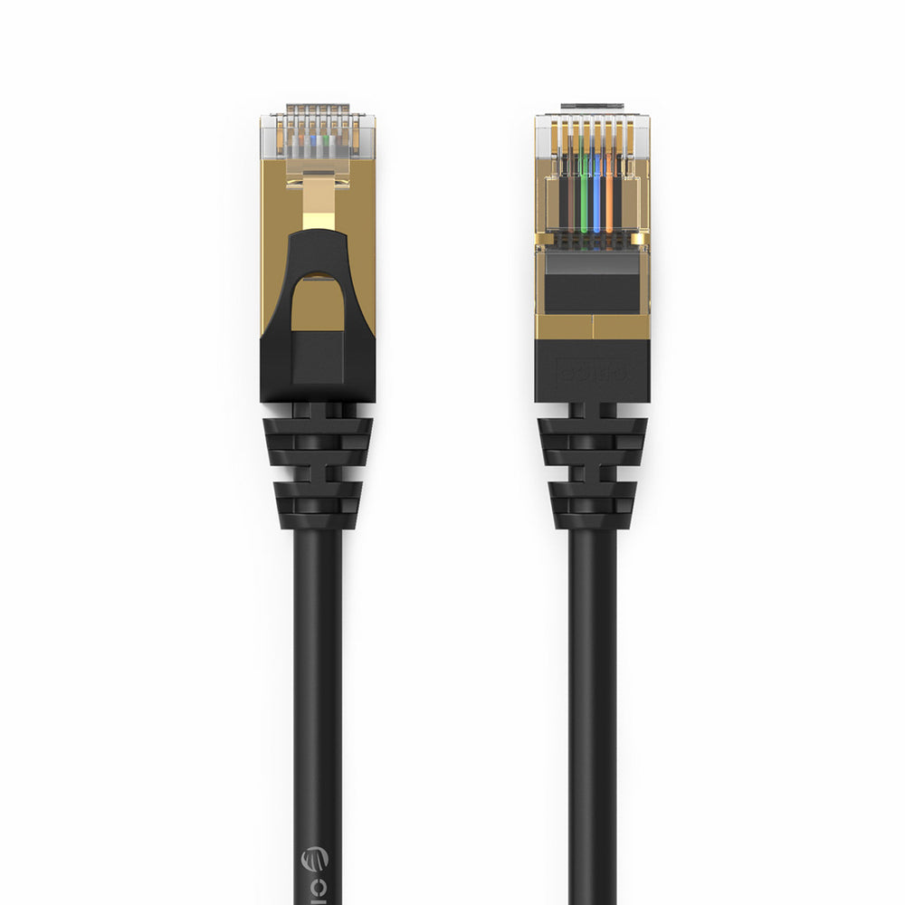 Orico PUG-C7 CAT7 10Gbps RJ45 Ethernet Network Cable Internet LAN Round 2m - Black