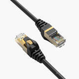 Orico PUG-C7 CAT7 10Gbps RJ45 Ethernet Network Cable Internet LAN Round 3m - Black