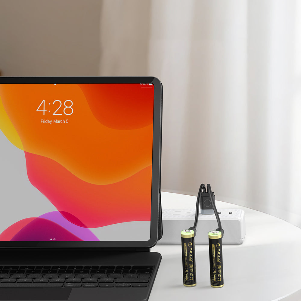 Orico Ener-G EG7C lithium battery 1.5V 500mWh AAA USB-C rechargeable battery 4 pcs.