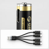 Orico Ener-G EG7C lithium battery 1.5V 500mWh AAA USB-C rechargeable battery with charging cable 4 pcs.