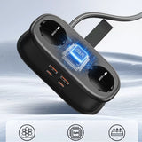 Orico AP3 20W GaN 5in1 Power Strip 2x AC + 2x USB-A + 1x USB-C - Black