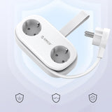 Orico AP3 20W GaN 5in1 Power Strip 2x AC + 2x USB-A + 1x USB-C - White