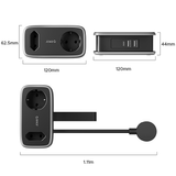 Orico AP3 65W GaN 6in1 Power Strip 2x AC + 2x USB-A + 2x USB-C - Black