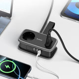 Orico AP3 65W GaN 6in1 Power Strip 2x AC + 2x USB-A + 2x USB-C - Black