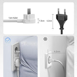 Orico PDC25 25W 6in1 Power Strip 2x AC + 2x USB-A + 2x USB-C - White