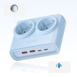 Orico PDC25 25W 6in1 Power Strip 2x AC + 2x USB-A + 2x USB-C - Blue