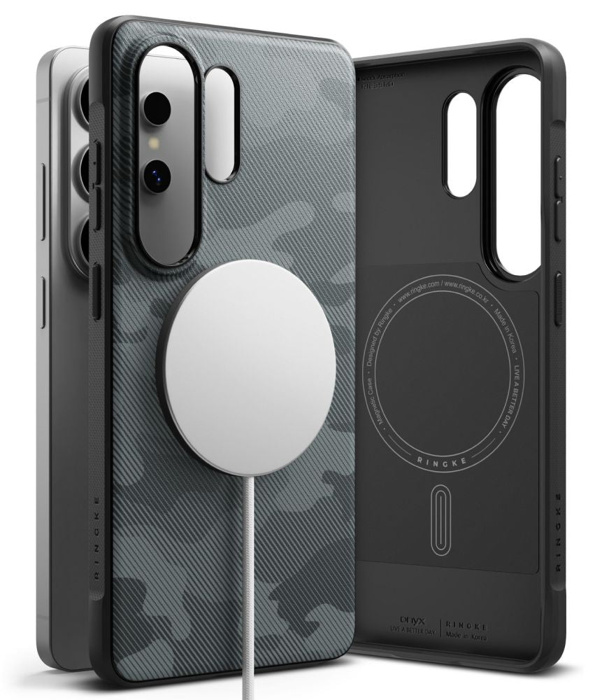 Ringke Onyx Magsafe Case til Samsung Galaxy S26 Ultra - sort og grå