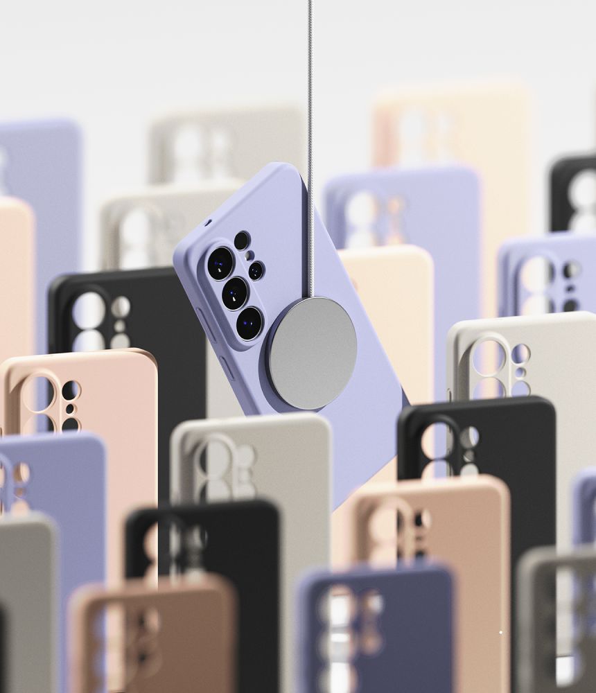 Ringke Silicone MagSafe Case til Samsung Galaxy S26 Ultra - sort