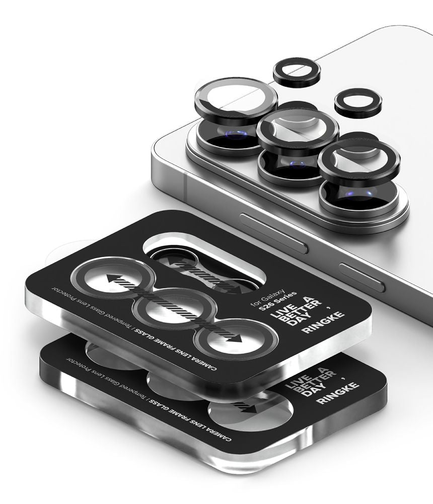 Ringke Camera Frame Protector 2-pakke til Samsung Galaxy S26 Ultra - sort
