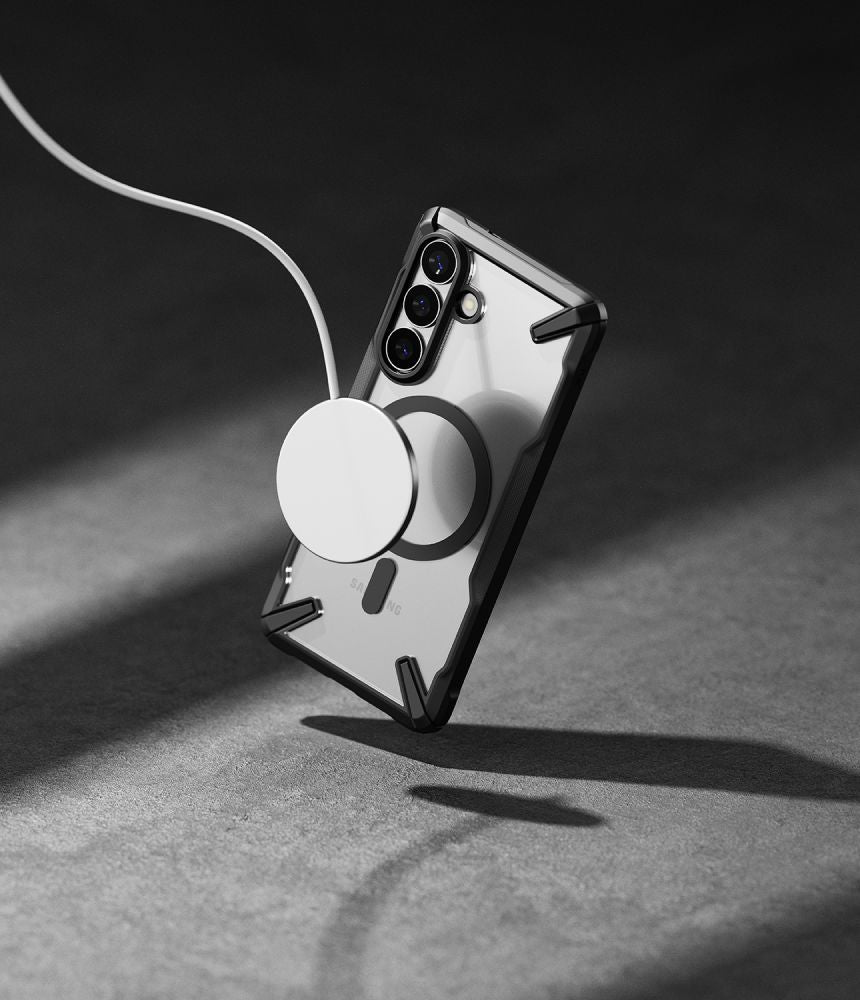 Ringke Fusion X Magnetisk MagSafe Case til Samsung Galaxy S26+ - Clear Black