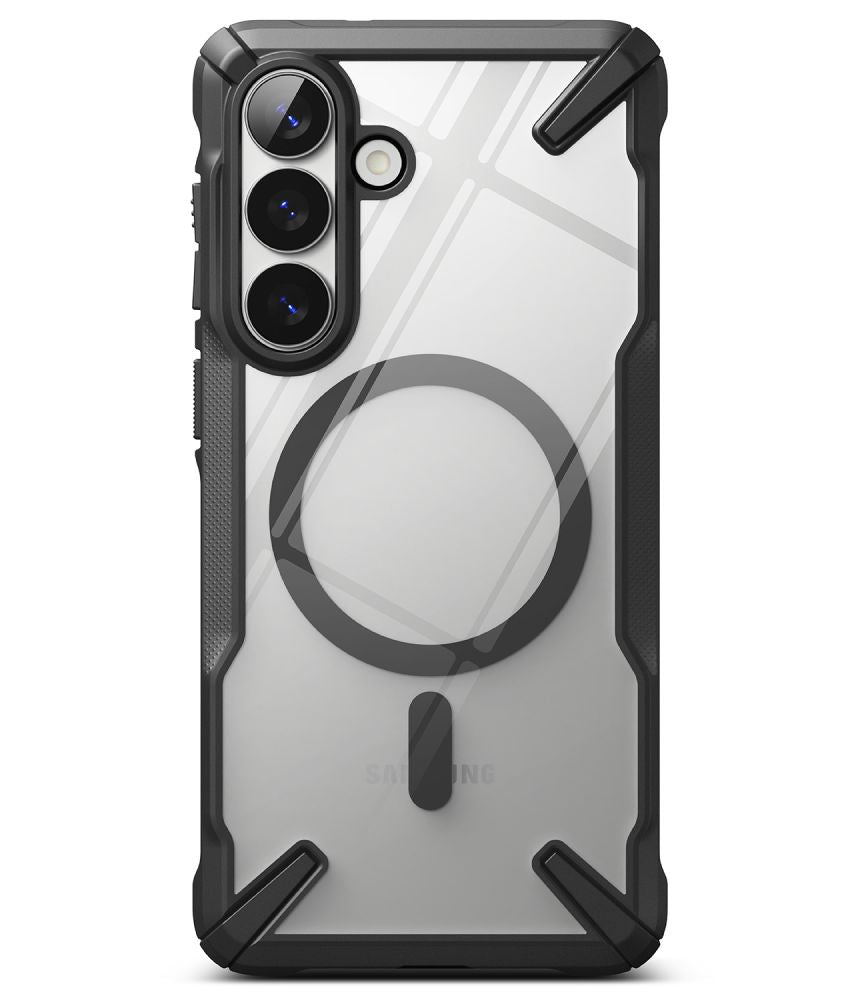 Ringke Fusion X Magnetisk MagSafe Case til Samsung Galaxy S26+ - Clear Black