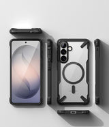 Ringke Fusion X Magnetisk MagSafe Case til Samsung Galaxy S26+ - Clear Black