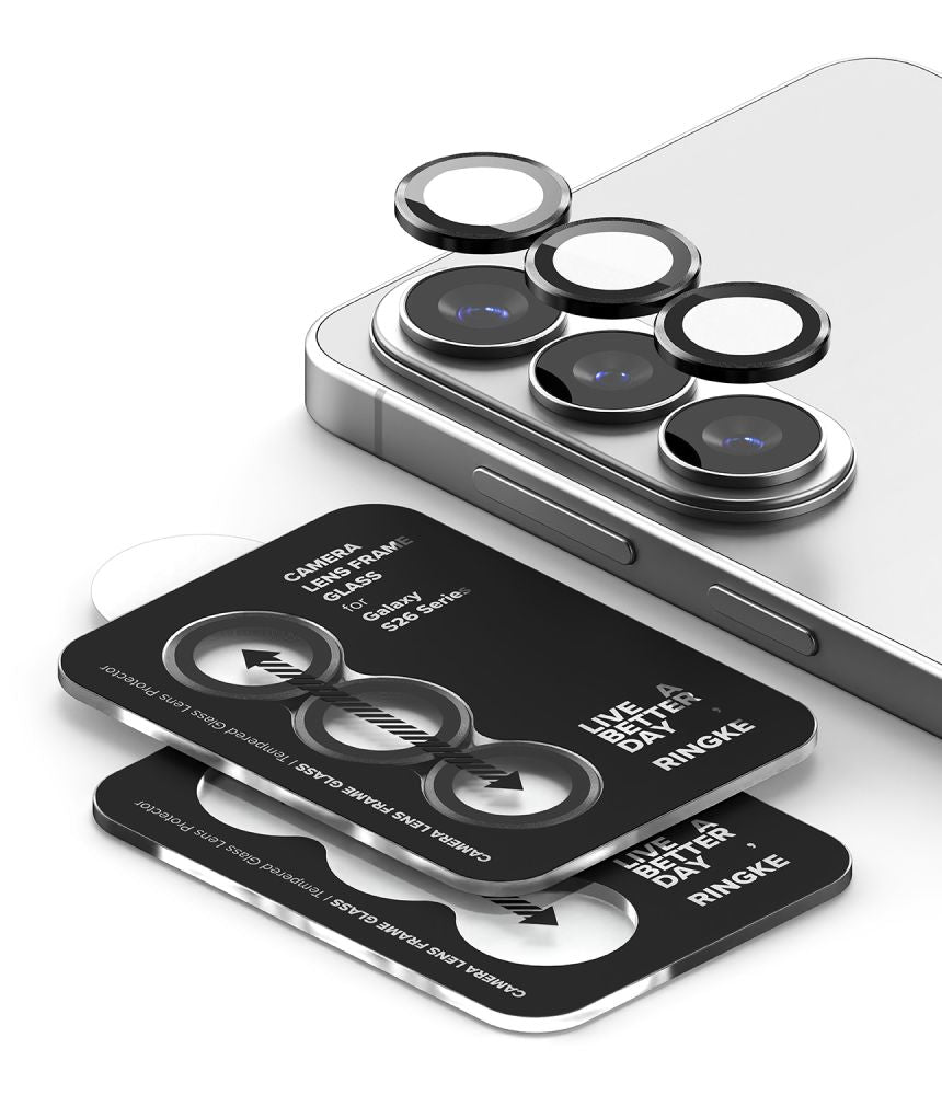 Ringke Camera Frame Protector 2-pack til Samsung Galaxy S26 / S26+ - sort