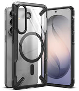 Ringke Fusion X Magnetisk MagSafe Case til Samsung Galaxy S26 - Clear Black
