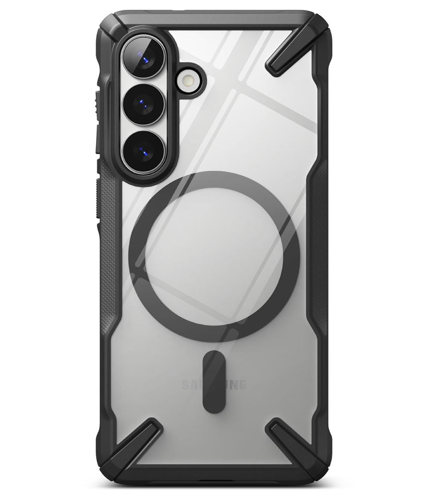 Ringke Fusion X Magnetisk MagSafe Case til Samsung Galaxy S26 - Clear Black